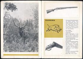 Nimród vadászbolt. (Képes katalógus és árjegyzék). Bp., 1970., Globus-ny., 63+(1) p. Fekete-fehér fo...
