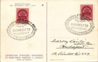 Székelyudvarhely, Odorheiu Secuiesc; Református Kollégium (1670-1927) 11., legrégebbi étkezési rends...