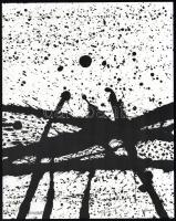 Benes József (1938-2017): Dunapart. Lito-ofszet, papír, jelzett, számozott (95/200), 29x23 cm. A 2001-ben megjelent In passing/Menet közben c. mappából.