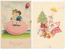 38 db főleg RÉGI motívum képeslap vegyes minőségben / 38 mostly pre-1945 motive postcards in mixed q...