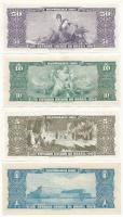 Brazília DN (1955-1964) 1C + 5C + 10C + DN (1966-1967) 50C (50c felülbélyegzéssel) T:XF,VF
Brazil N...