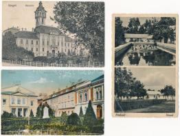 41 db főleg RÉGI történelmi magyar város képeslap vegyes minőségben / 41 mostly pre-1945 historical Hungarian town-view postcards in mixed quality