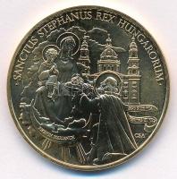 Csontos Attila ( - ) 2017. "Szent István emlékérem" aranyozott fém emlékérem (33mm) T:UNC