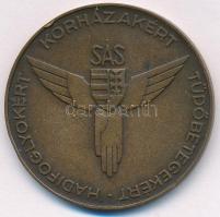 Loósz József (1908-1985.) 1947. "SAS - Hadifoglyokért, kórházakért, tüdőbetegekért / Siess-Adj-Segíts" bronz emlékérem (40mm) T:AU,XF ph