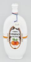 Hollóházi Várda ó-barack pálinkás butella, porcelán, hibátlan, m: 25 cm