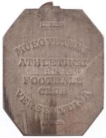 1935. "Műegyetemi Athletikai és Football Club Versenydíja" ezüstözött bronz díjérem "...