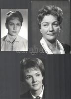 Magyar színésznők, színészek (Komlós Juci, Horváth Teri, Sinkó László, Bulla Elma...) 7 db feliratoz...