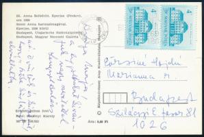 1993 Lengyel Balázs (1918-2007) Széchenyi-díjas műkritikus, író saját kézzel írt képeslapja Eörsiné Hajdu Marianna magyartanár részére.