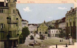 St Gallen mit Straßenbahn