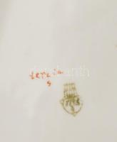 Zsolnay búgócsigás kisfiú, terv.: Sinkó András. kézzel festett, jelzett, hibátlan (kis gyári tűzhibá...