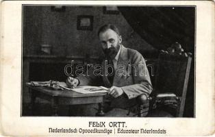 Felix Ortt (1866-1959) Nederlandsch Opvoedkundige / Holland építőmérnök, író, filozófus, antimilitarista és keresztény anarchista / Dutch civil engineer, author, philosopher, anti-militarist and Christian anarchist (EK)