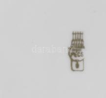 Zsolnay díszváza. Formába öntött porcelán. Felületén színesen festett táncoló, zenélő alakok. Török ...