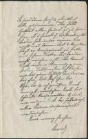 1911 Popper Dávid (1843-1913) gordonkaművész saját kézzel írt levele, német nyelven, autográf aláírá...