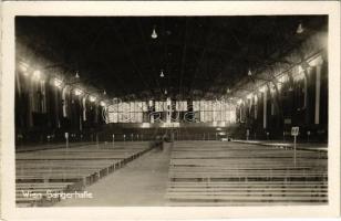 Wien, Vienna, Bécs II. Prater, Sängerhalle - interior. Greif-Karte 1928.