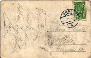 1923 Enns, K.k. Kavallerie Kaserne / military cavalry barracks (fl)