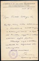 1922-1930 Benedek László (1887-1945) ideggyógyász, egyetemi tanár, a Debreceni M. Kir. Tisza István ...