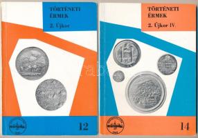 1972-1978. 4db klf "Történeti Érmek" MÉE folyóirat, közte Huszár Lajos: Régi magyar emléké...