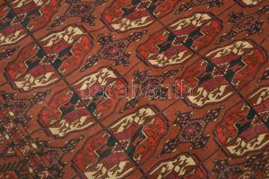 Pakisztáni bokhara szőnyeg. Nagy méretű, kézi szövésű, egy helyen javított, kis szakadással 210x310 ...