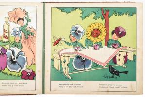 L. Fittler Vilma: Paszuly Pista lakodalma. Vida Mária rajzaival. Bp., é.n., Singer és Wolfner, 8 szt...