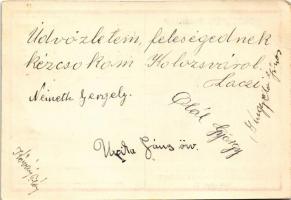 1940 Kolozsvár, Cluj; Mátyás király szobor. Kolozsvár visszatért emléklap + So. Stpl / statue of Mat...