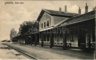 1910 Gödöllő, pályaudvar, vasútállomás (EK)