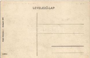 Budapest VI. Andrássy út és Oktogon tér, villamos, Altenburger János M. kir. Operaház tag vezetése a...