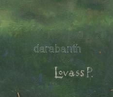 H. Lovass Piroska, működött a XX. sz. első felében: Erdőrészlet (Pápa). Olaj, vászon. Jelzett. Hátol...