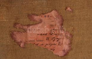 H. Lovass Piroska, működött a XX. sz. első felében: Erdőrészlet (Pápa). Olaj, vászon. Jelzett. Hátol...