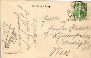 1915 Visóvölgy, Valea Viseului (Máramaros); vasúti alagút 160 m hosszú. Berger Miksa utóda kiadása /...