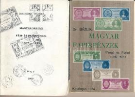 4db-os numizmatikai irodalom tétel, közte Tower Hugó: I. Ferenc József fémpénzei 1848-1916. Budapest...