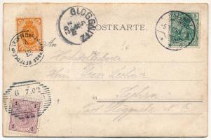 1902 Myslowice, Myslowitz (Ober-Schlesien); Dreikaiserreichs Ecke. Verlag Max Pölle / Three Emperors...