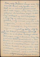 1958 Dutka Ákos (1881-1972) költő, író saját kézzel írt, "A Holnap 50 év előtti születése"...