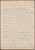 1958 Dutka Ákos (1881-1972) költő, író saját kézzel írt, "A Holnap 50 év előtti születése"...