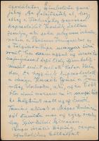 1958 Dutka Ákos (1881-1972) költő, író saját kézzel írt, "A Holnap 50 év előtti születése"...