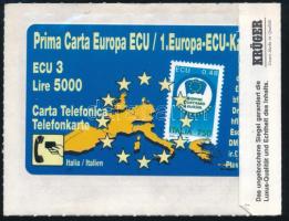 Olaszország ECU 3 telefonkártya