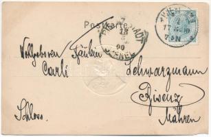 1900 Zum 70. Geburtsfeste unseres Kaisers Franz Josef I. / Szecessziós dombornyomott emléklap Ferenc...