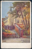 1948 Erdős Renée (1879-1956) írónő saját kézzel írt képeslapja, benne magánjellegű témával, aláíráss...