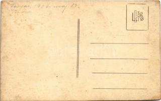 1936 Vasvár, elsőáldozó lányok csoportképe, apáca, pap, photo (fl)