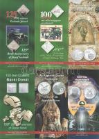1992-2012. 30db-os színes MNB tájékoztatólap tétel, mind különböző, nagyrészt a 2000-es évekből