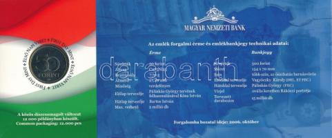 2006. 50Ft Cu-Ni "1956-os forradalom" első napi veret + 500Ft "1956-os forradalom&quo...