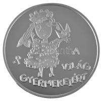 1998. 2000Ft Ag "UNICEF - A világ gyermekei" kapszulában, dísztokban, tanúsítvánnyal T:PP ...