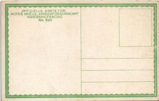 Anmarsch österreichisch-ungarischer Truppen auf Durazzo. Offizielle Karte für Rotes Kreuz, Kriegsfür...