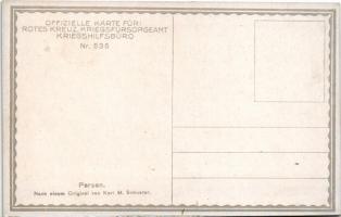 Persen. Offizielle Karte für Rotes Kreuz, Kriegsfürsorgeamt Kriegshilfsbüro Nr. 535. / WWI Austro-Hu...
