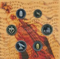 2009. 5Ft-200Ft "Haydn" (7xklf) forgalmi érme sor, hiányos szett, "Joseph Haydn"...
