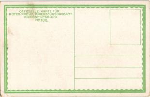 Tiroler Landesverteidiger 1915. Offizielle Karte für Rotes Kreuz, Kreigsfürsorgeamt Kriegshilfsbüro ...