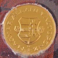 1946. 1Ft Au "Mini veret" (0.5g/0.999) utánveret díszcsomagolásban tanúsítvánnyal T:BU Hun...
