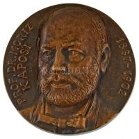 Kampfl József (1938- 2020) 1988. Prof. Dr. Moriz Kaposi 1837-1902 egyoldalas, öntött bronz plakett (83mm) T:AU