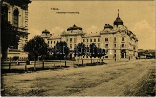 Kassa, Kosice; Hadtestparancsnokság. Nyulászi Béla 1909. 153. / Army Headquarters