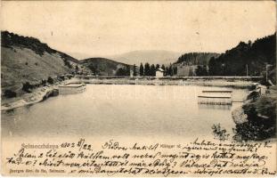 1902 Selmecbánya, Schemnitz, Banská Stiavnica; Klinger-tó. Joreges özvegye és fia kiadása / lake (EK)