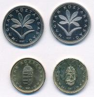 1997. 1Ft BU és PP pár forgalmi sorból + 2Ft BU és PP pár forgalmi sorból T:UNC,AU patina